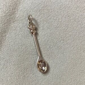 Sterling Silver Crown Spoon Pendant